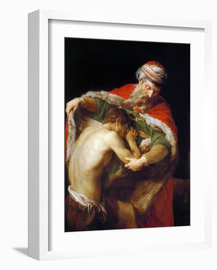 La Parabole Du Fils Prodigue - the Parable of the Prodigal Son - Pompeo Girolamo Batoni (1708-1787)-Pompeo Girolamo Batoni-Framed Giclee Print