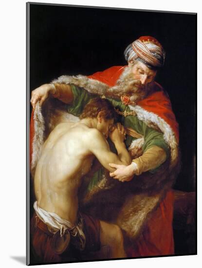 La Parabole Du Fils Prodigue - the Parable of the Prodigal Son - Pompeo Girolamo Batoni (1708-1787)-Pompeo Girolamo Batoni-Mounted Giclee Print