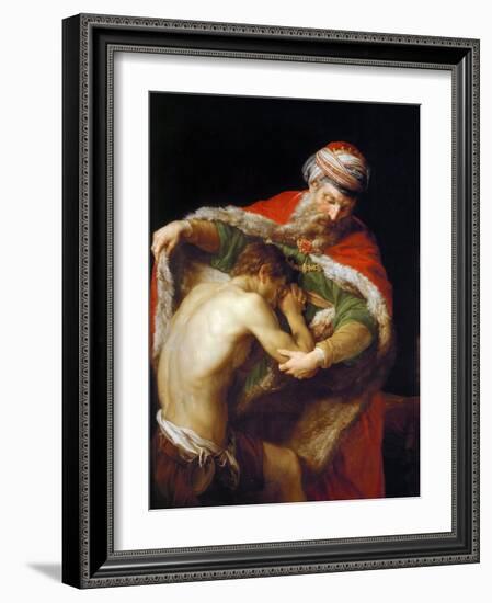 La Parabole Du Fils Prodigue - the Parable of the Prodigal Son - Pompeo Girolamo Batoni (1708-1787)-Pompeo Girolamo Batoni-Framed Giclee Print