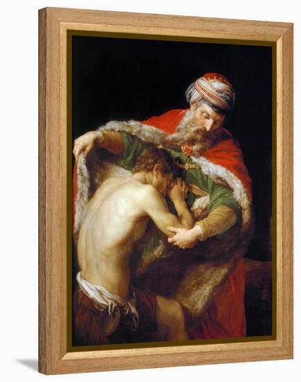 La Parabole Du Fils Prodigue - the Parable of the Prodigal Son - Pompeo Girolamo Batoni (1708-1787)-Pompeo Girolamo Batoni-Framed Premier Image Canvas