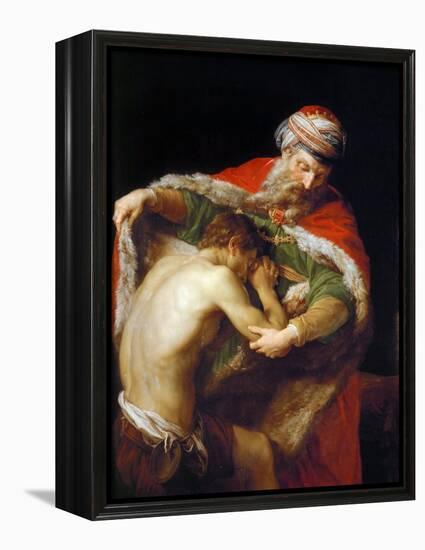 La Parabole Du Fils Prodigue - the Parable of the Prodigal Son - Pompeo Girolamo Batoni (1708-1787)-Pompeo Girolamo Batoni-Framed Premier Image Canvas