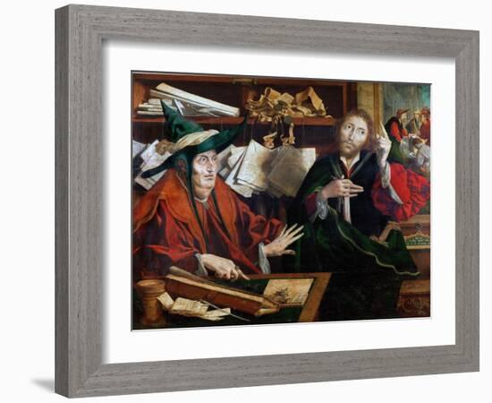 La Parabole Du Gerant Malhonnete - the Parable of the Unjust Steward, by Reymerswaele, Marinus Clae-Marinus Van Reymerswaele-Framed Giclee Print