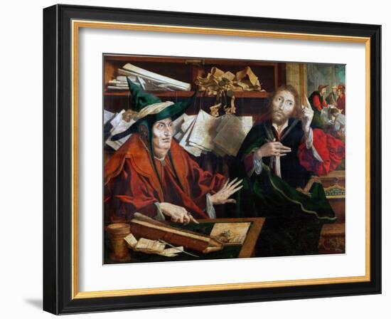 La Parabole Du Gerant Malhonnete - the Parable of the Unjust Steward, by Reymerswaele, Marinus Clae-Marinus Van Reymerswaele-Framed Giclee Print