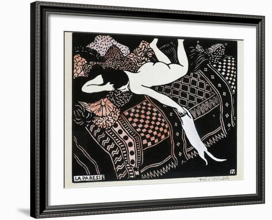 La Paresse, 1896-F?lix Vallotton-Framed Giclee Print