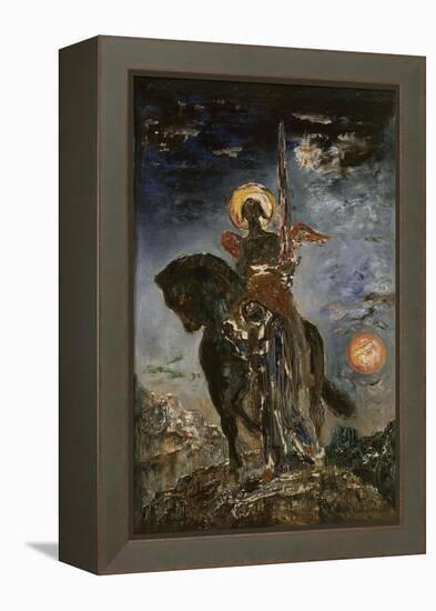 La Parque et l'Ange de la Mort-Gustave Moreau-Framed Premier Image Canvas