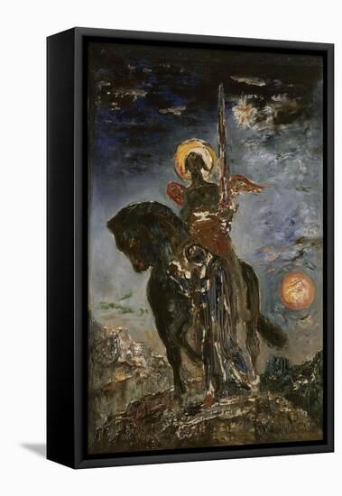 La Parque et l'Ange de la Mort-Gustave Moreau-Framed Premier Image Canvas