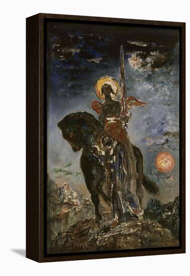 La Parque et l'Ange de la Mort-Gustave Moreau-Framed Premier Image Canvas