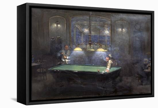 La Partie de billard-Jean Béraud-Framed Premier Image Canvas