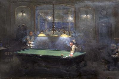 La Partie de billard' Giclee Print - Jean Béraud | Art.com