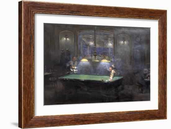 La Partie de billard-Jean Béraud-Framed Giclee Print