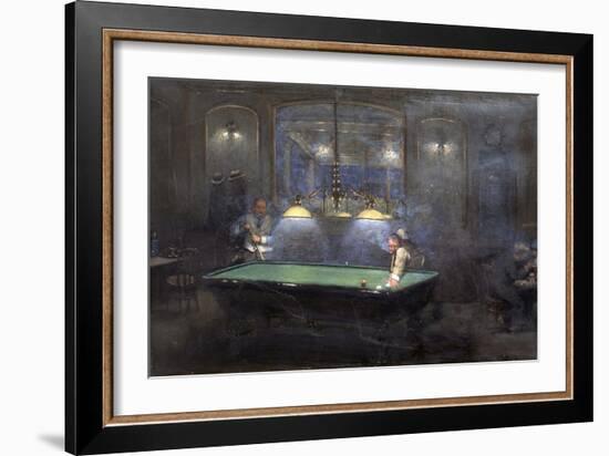 La Partie de billard-Jean Béraud-Framed Giclee Print