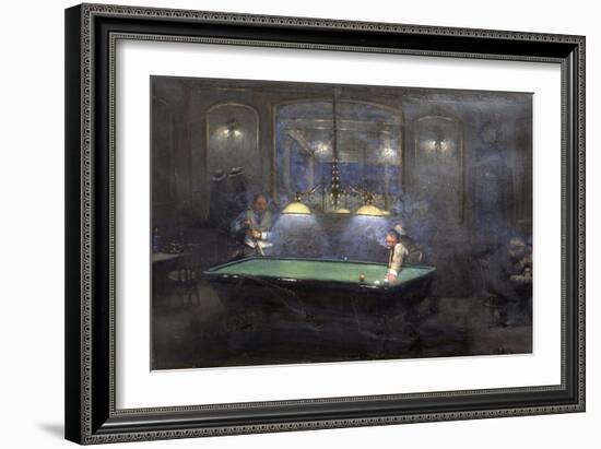 La Partie de billard-Jean Béraud-Framed Giclee Print