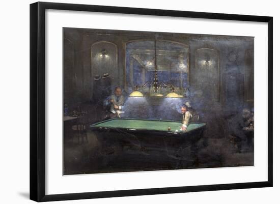 La Partie de billard-Jean Béraud-Framed Giclee Print