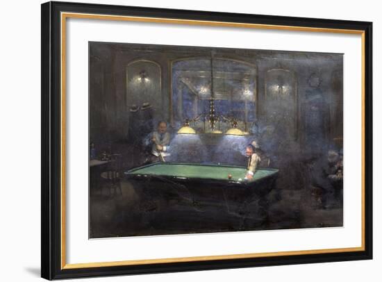 La Partie de billard-Jean Béraud-Framed Giclee Print