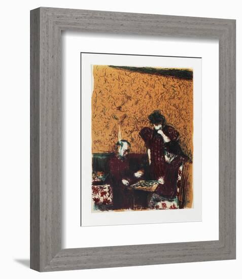 La partie de dames-Edouard Vuillard-Framed Limited Edition