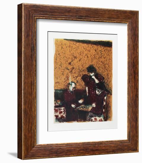 La partie de dames-Edouard Vuillard-Framed Limited Edition