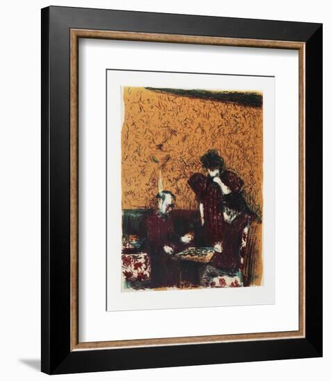 La partie de dames-Edouard Vuillard-Framed Limited Edition