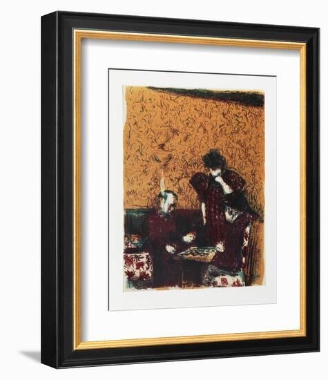 La partie de dames-Edouard Vuillard-Framed Limited Edition