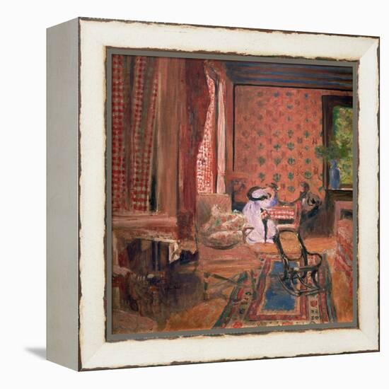 La Partie des Dames (The Board Game), c. 1905-10-Edouard Vuillard-Framed Premier Image Canvas