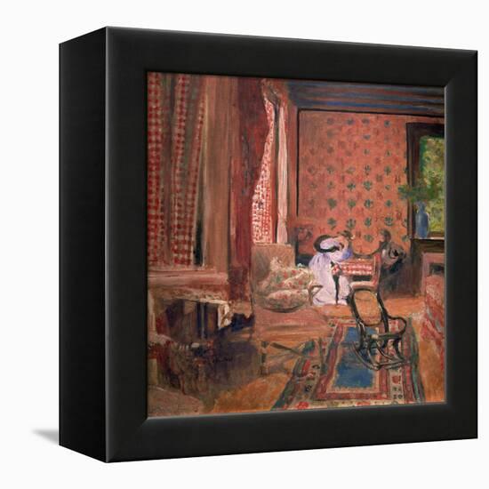 La Partie des Dames (The Board Game), c. 1905-10-Edouard Vuillard-Framed Premier Image Canvas