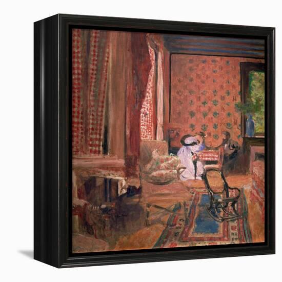 La Partie des Dames (The Board Game), c. 1905-10-Edouard Vuillard-Framed Premier Image Canvas