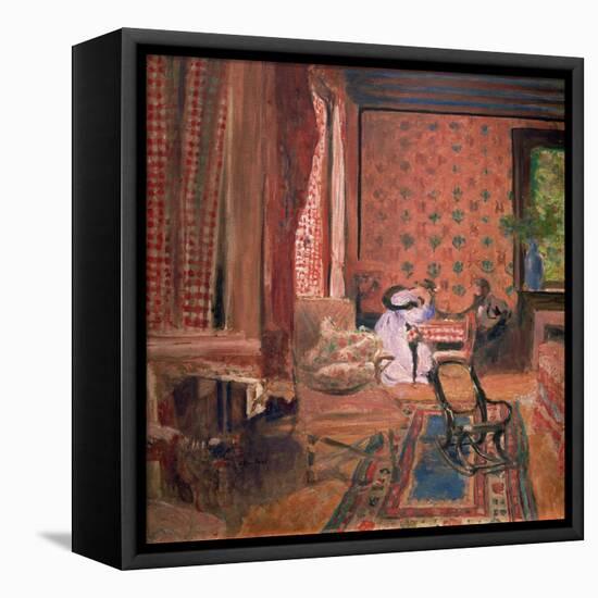 La Partie des Dames (The Board Game), c. 1905-10-Edouard Vuillard-Framed Premier Image Canvas