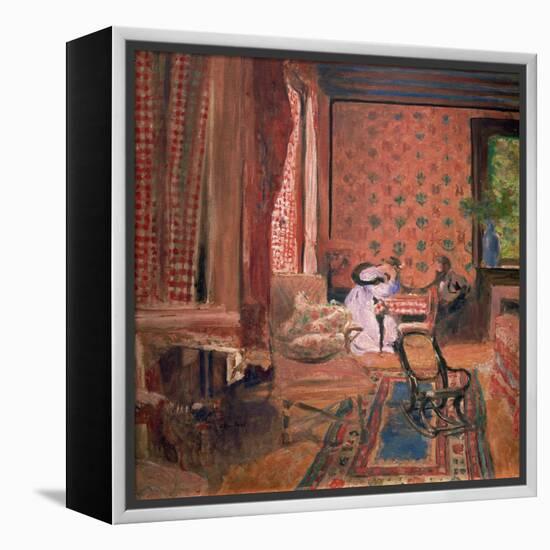 La Partie des Dames (The Board Game), c. 1905-10-Edouard Vuillard-Framed Premier Image Canvas