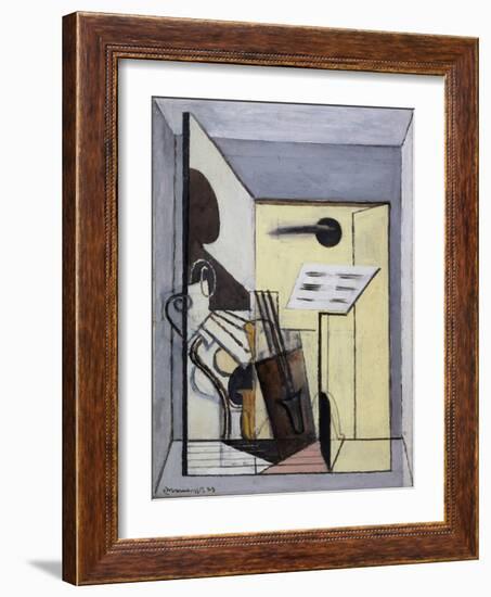 La partition-Louis Marcoussis-Framed Giclee Print