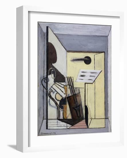 La partition-Louis Marcoussis-Framed Giclee Print