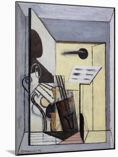 La partition-Louis Marcoussis-Mounted Giclee Print