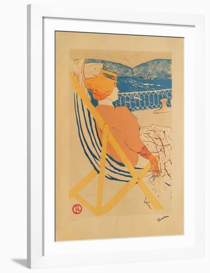 La passagère du 54 I-Henri de Toulouse-Lautrec-Framed Collectable Print