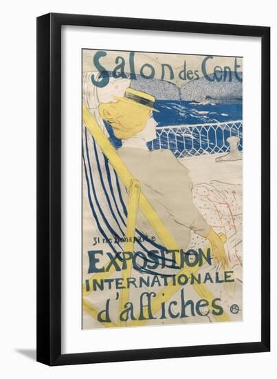 La Passagere Du 54 - Promenade En Yacht (Salon Des Cen)-Henri de Toulouse-Lautrec-Framed Giclee Print