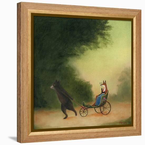 La Passeggiata of the Lady Dowager-DD McInnes-Framed Stretched Canvas