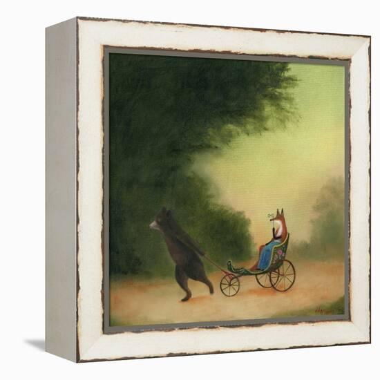 La Passeggiata of the Lady Dowager-DD McInnes-Framed Stretched Canvas