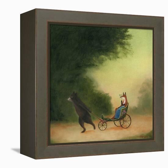 La Passeggiata of the Lady Dowager-DD McInnes-Framed Stretched Canvas