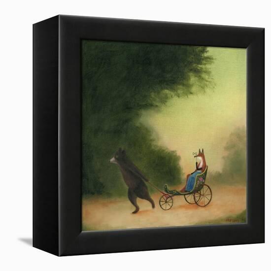 La Passeggiata of the Lady Dowager-DD McInnes-Framed Stretched Canvas