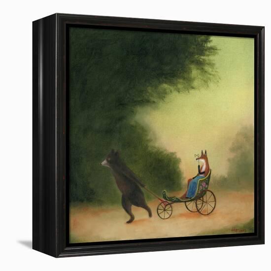 La Passeggiata of the Lady Dowager-DD McInnes-Framed Stretched Canvas