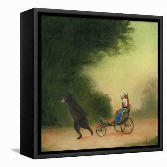 La Passeggiata of the Lady Dowager-DD McInnes-Framed Stretched Canvas