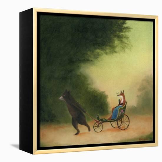 La Passeggiata of the Lady Dowager-DD McInnes-Framed Stretched Canvas