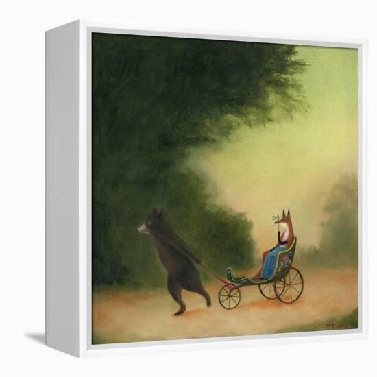 La Passeggiata of the Lady Dowager-DD McInnes-Framed Stretched Canvas