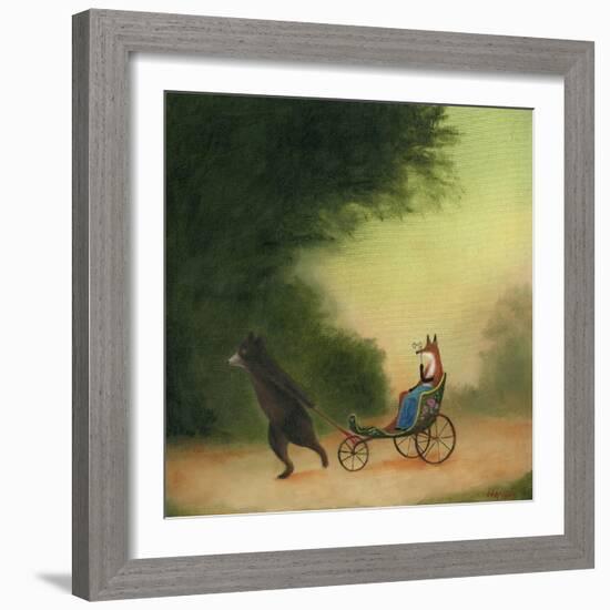 La Passeggiata of the Lady Dowager-DD McInnes-Framed Premium Giclee Print