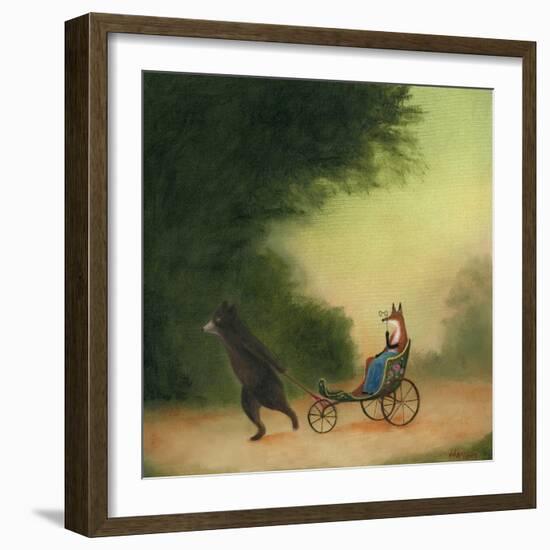 La Passeggiata of the Lady Dowager-DD McInnes-Framed Premium Giclee Print