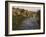 La Passerelle: a French River Landscape with a Washerwoman-Fritz Thaulow-Framed Giclee Print