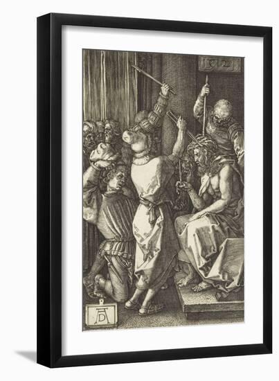 La Passion du Christ (1507-1513). Le Couronnement d'Epines-Albrecht Dürer-Framed Giclee Print
