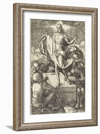 La Passion du Christ (1507-1513). Résurrection-Albrecht Dürer-Framed Giclee Print