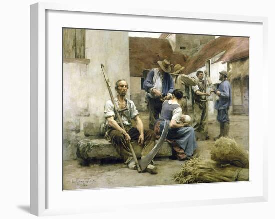 La paye des moissonneurs-Léon Lhermitte-Framed Giclee Print