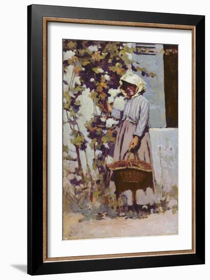 La Paysanne a Grez-Arthur Melville-Framed Giclee Print