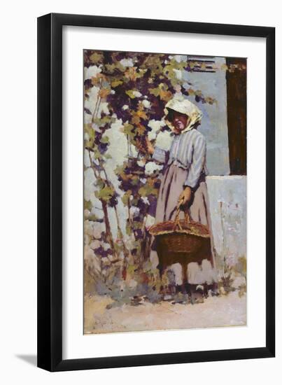 La Paysanne a Grez-Arthur Melville-Framed Giclee Print