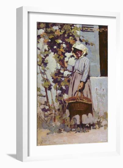 La Paysanne a Grez-Arthur Melville-Framed Giclee Print