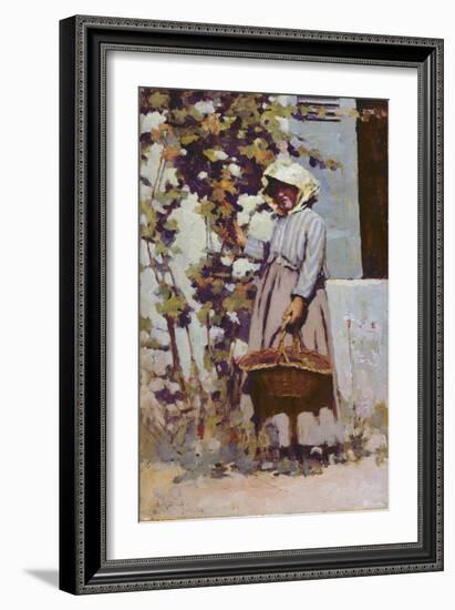 La Paysanne a Grez-Arthur Melville-Framed Giclee Print